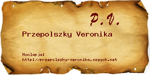 Przepolszky Veronika névjegykártya